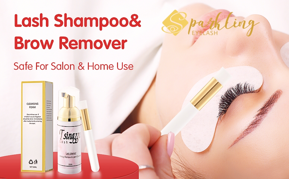 ​Čistilo za podaljševanje trepalnic zasebne znamke: Sparkling Eyelash®