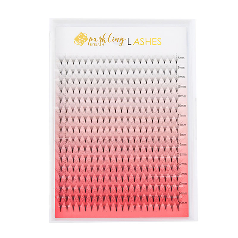 Katalog podaljškov za volumen trepalnic Premade Fans Cashmere