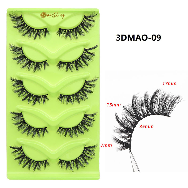 5 parov Waspy Cat Eye trepalnic