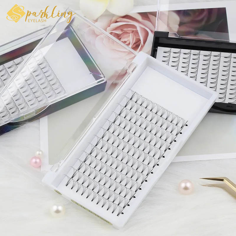 Brez napora Premade Fan Eyelash Set