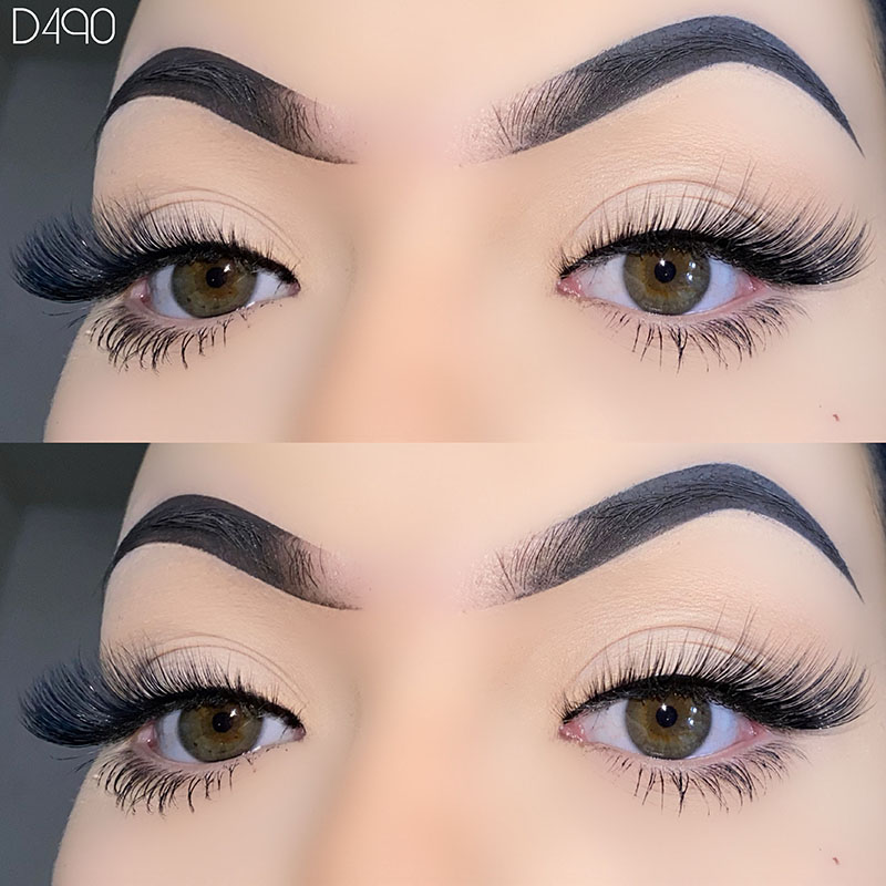 Fluffy Fox Eye Lashes Wispy Cat Eye trepalnice