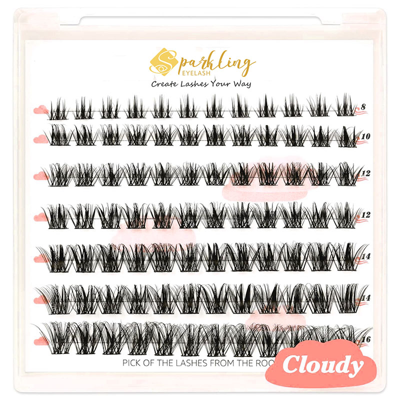 Naravni videz DIY Lashes Extension Lashes grozdi